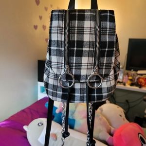 Current Mood Plaid Mini Backpack